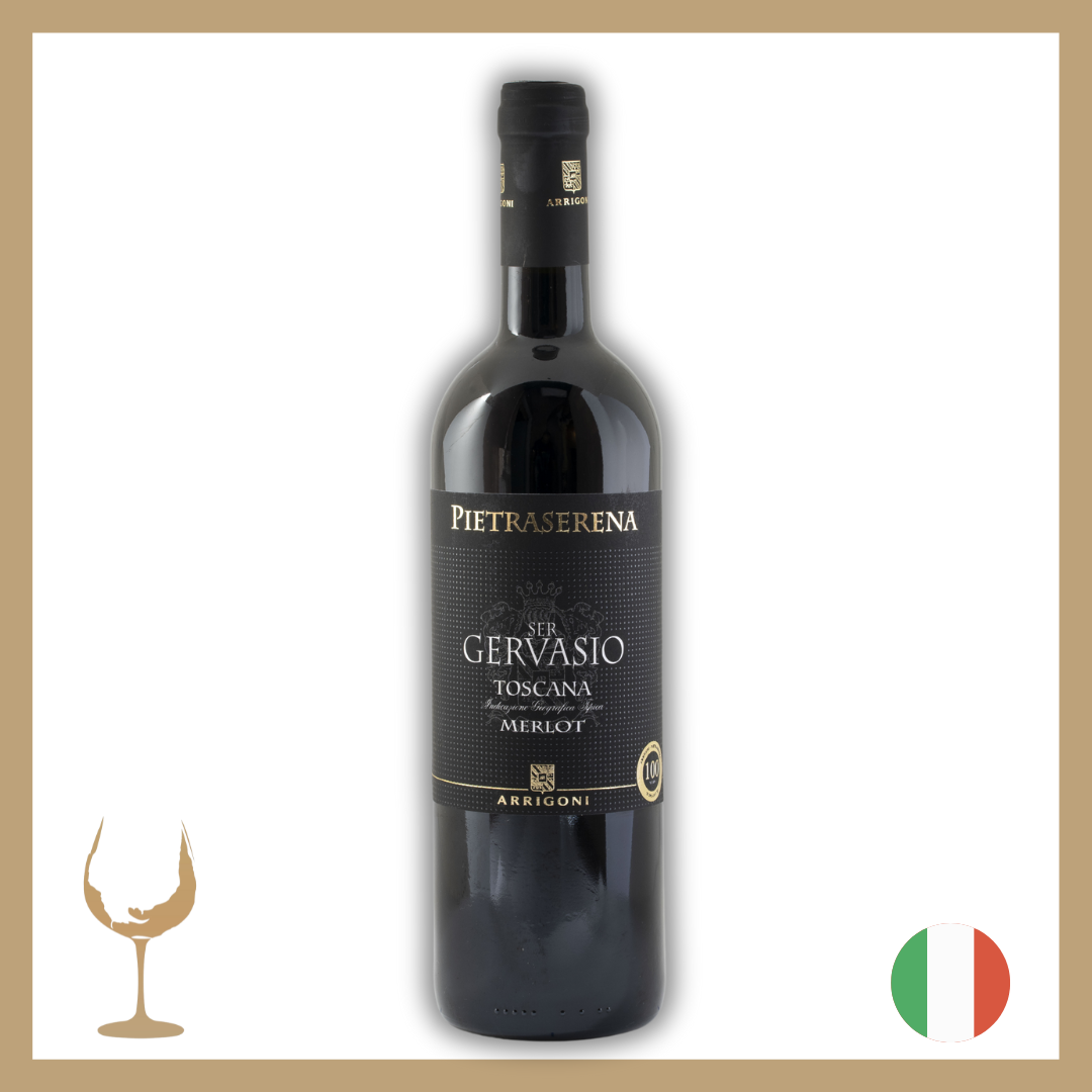 Pietraserena Ser Gervasio - Toscana IGT Merlot  - Caisse de 6
