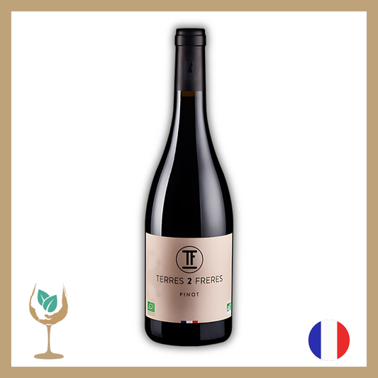 TERRE 2 FRÈRES, Pinot Noir  - Éleve en Jarre- Caisse de 6 
